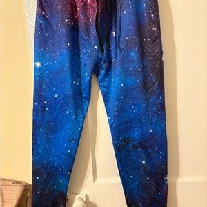 Galaxy Print Lounge Jogger Pants
